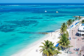 san andres beach view